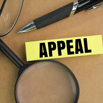 a pen and magnifying glass representing an appeal